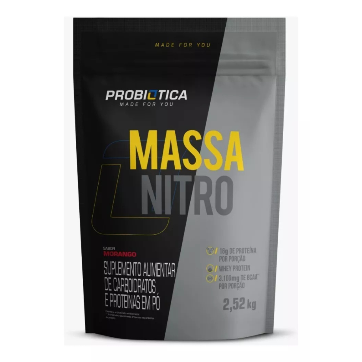 Massa Nitro Refil 2,52kg - Probiótica