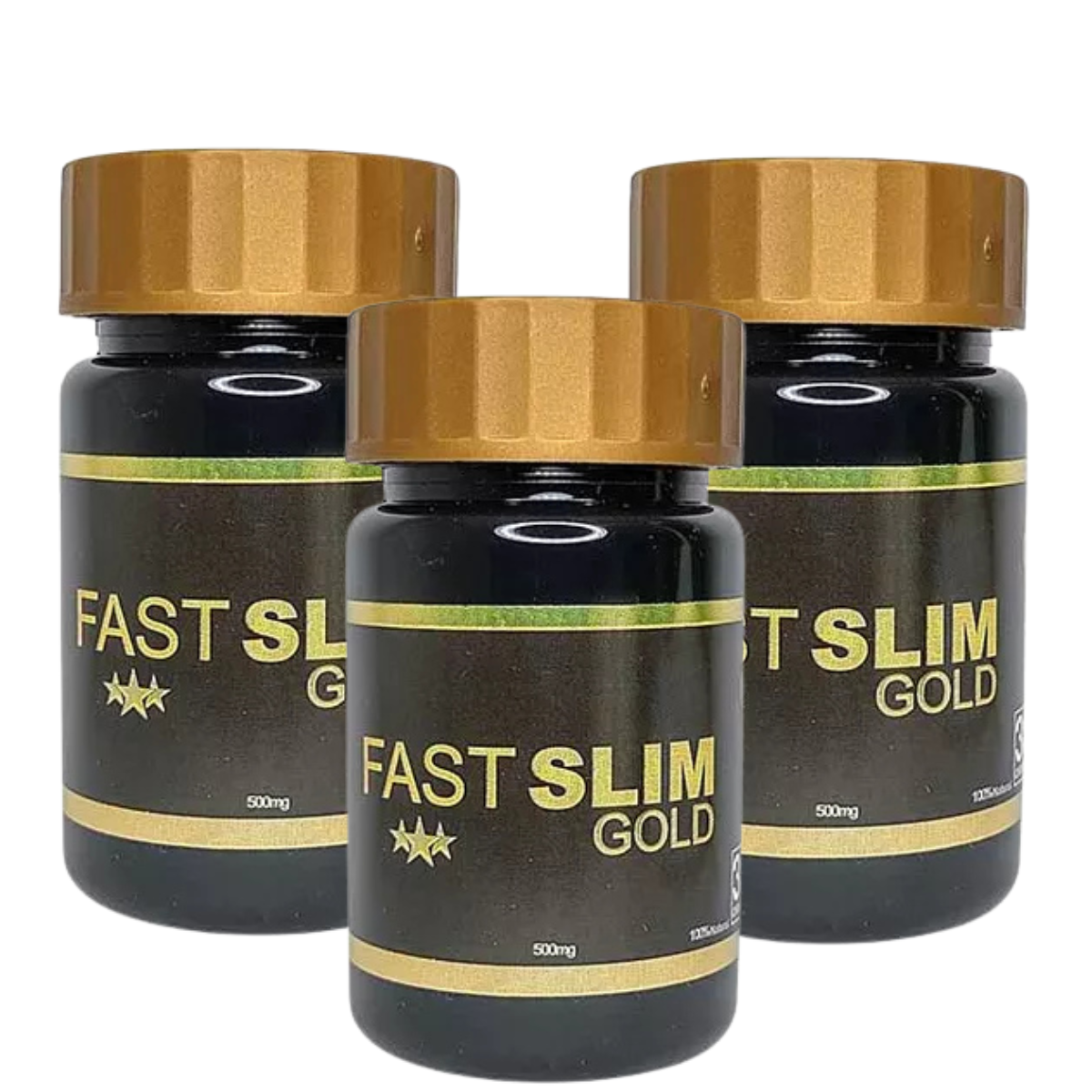 Fast Slim Gold - 3 Unidades