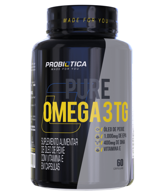 Pure Ômega 3 TG - Probiótica - 60 Caps